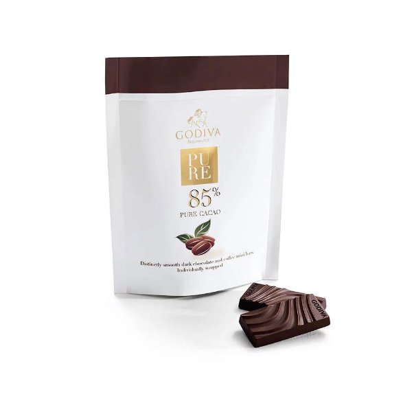 Pure 85% Distinctly Smooth Dark Chocolate and Coffee Mini Bars