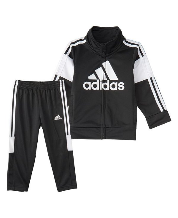 Little Boys Zip Front Bold Pack Jacket and Pant Set