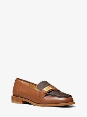 Padma Logo and Leather Loafer