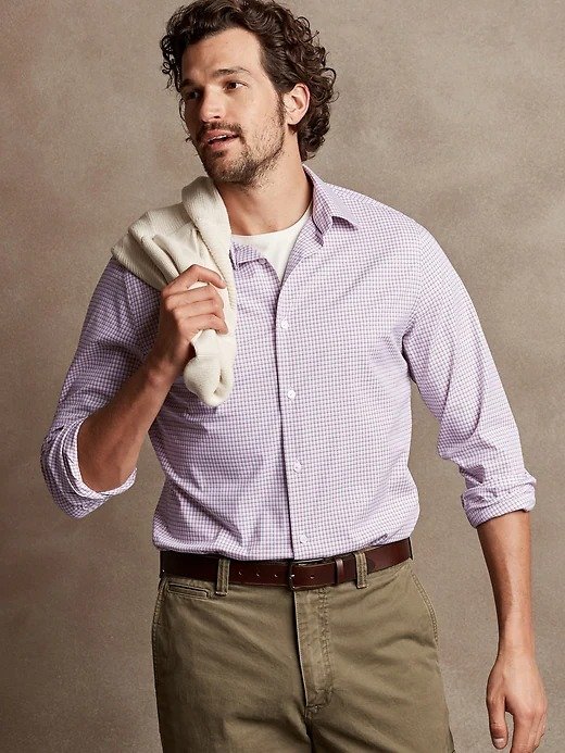 Athletic-Fit Wrinkle Resistant Shirt