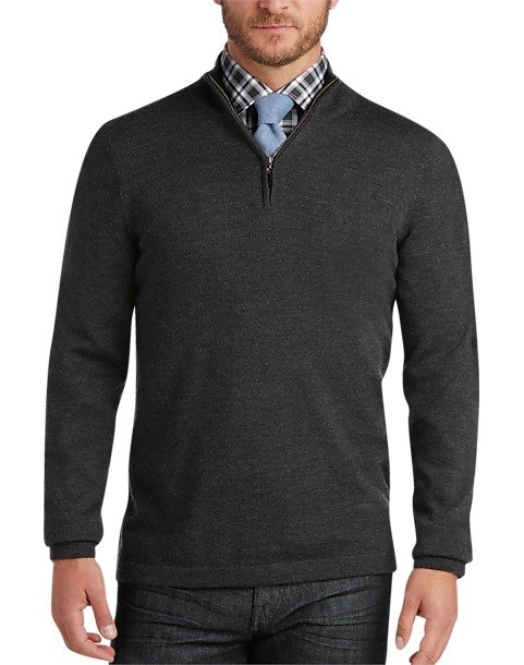 Charcoal Merino Wool Sweater