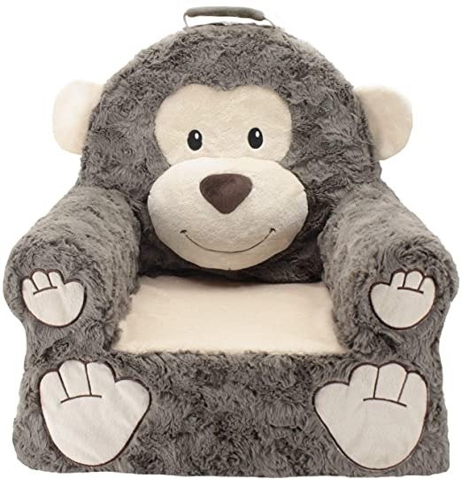 Soft Landing | Sweet Seats | Premium Monkey Children's Plush Chair