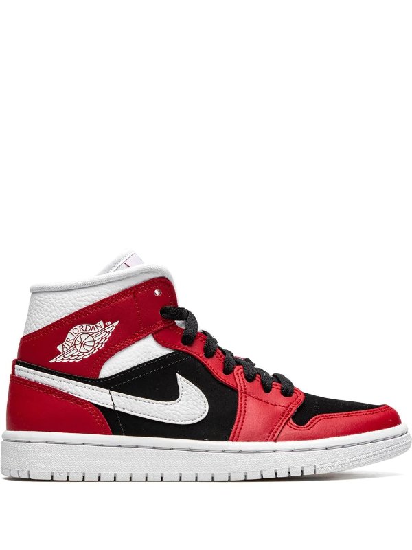 Air Jordan 1 Mid 黑白红 小芝加哥