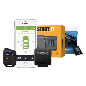DroneMobile Smartphone Remote Start System with Bypass and Geek Squad® Installation