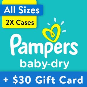 Pampers Diapers, OMS Pack (Choose Your Size)