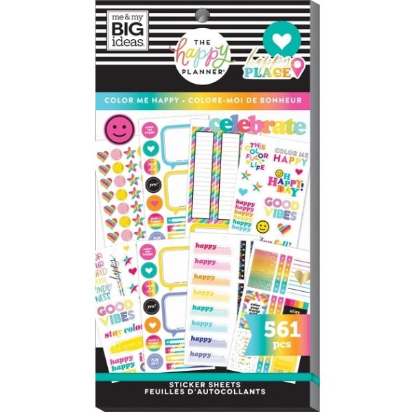 Value Pack Stickers - Color Me Happy