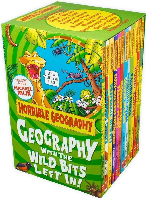 《可怕的地理》12册，图文并茂的儿童地理科普童书