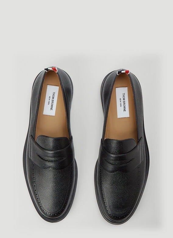 Slip-On Loafers in Black