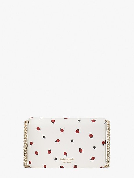 lady bug dots chain wallet