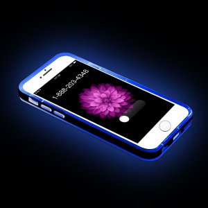 LED Flash Light-Up Bumper Case For iPhone 6, Assorted Colors 