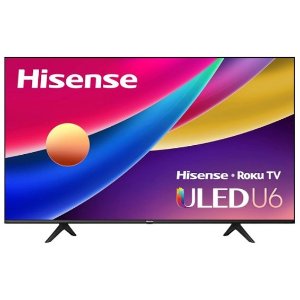 史低价：Hisense 65" U6GR 4K HDR Roku TV 智能电视