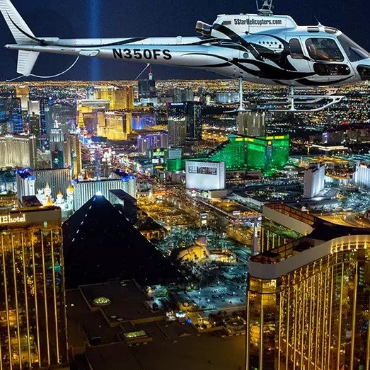 Vegas 大峡谷5星级观光飞机 夜晚行程