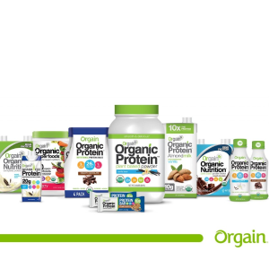 Orgain低卡低脂有机蛋白粉 618特惠，晒图送礼还免单