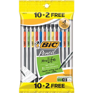 白菜价：BIC Xtra-Life 0.7mm自动铅笔 12支