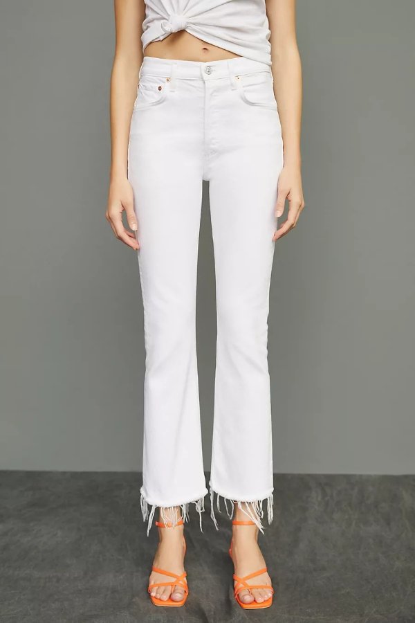 Isola Cropped Bootcut Jeans