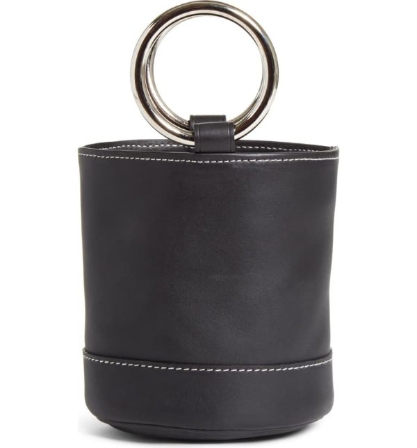 Bonsai 15 Calfskin Leather Bucket Bag