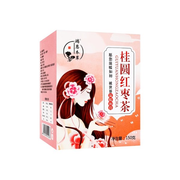 hongenbencao Longan and jujube tea 10 bags 150g