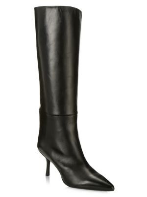- Magda Mid-Calf Leather Boots