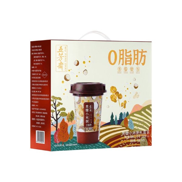 wufangzhai Brown Sugar Rice Porridge 350g*6