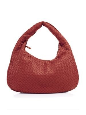 - Medium Veneta Leather Hobo Bag