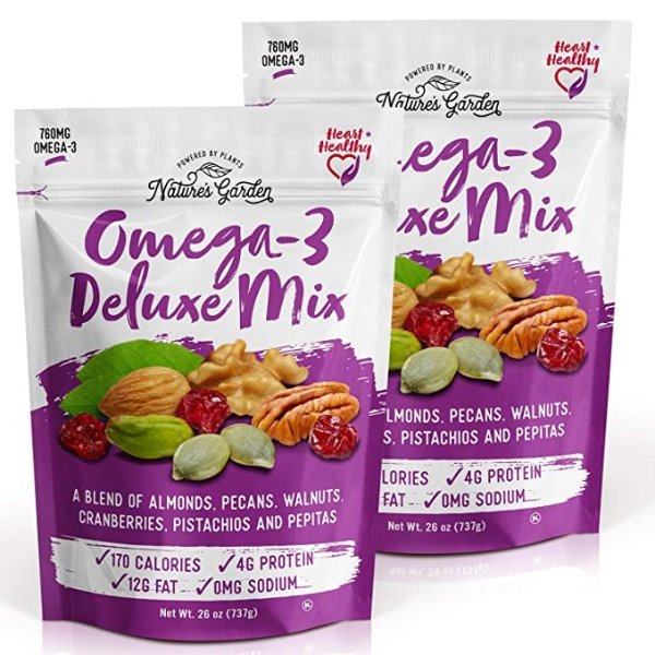 Omega-3 Deluxe Mix - 26 oz. (Pack of 2)