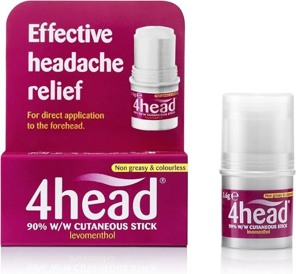 4 Head 薄荷醇缓解头痛棒