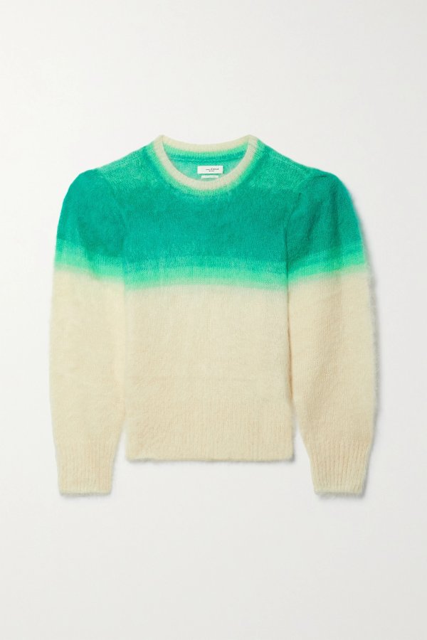Deniz degrade brushed mohair-blend sweater