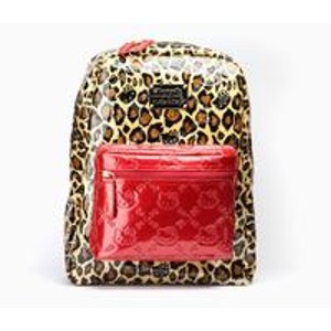 One Day Only! Hello Kitty Backpack: Red Leopard@ Sanrio