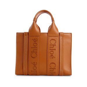 ChloeSmall Woody Leather Tote
