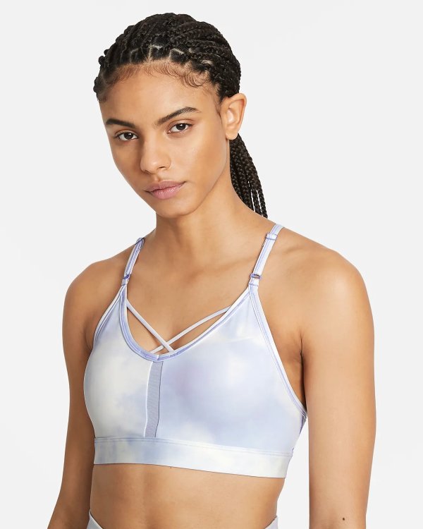 Dri-FIT Indy Icon ClashWomen's Light-Support Padded Strappy Sports Bra