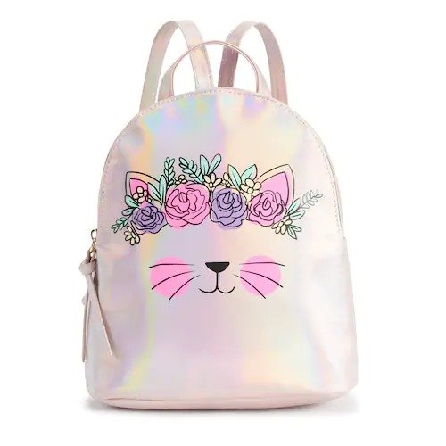 Floral Crown Cat Backpack