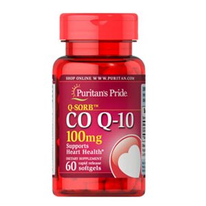 Puritan's Pride Q-SORB™ Co Q-10 100 mg 60 Softgels
