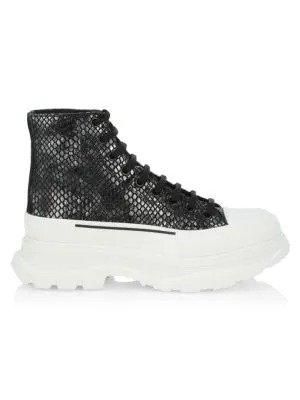 Treadslick High Top Stamped Snake Boots
