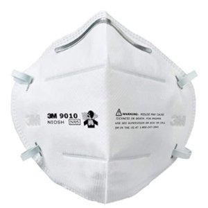 3M N95 Particulate Respirator, 9010, (Box of 50 Respirators)