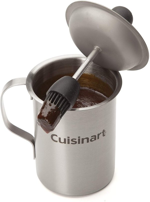 CBP-116 Sauce Pot and Basting Brush Set , Stainless Steel