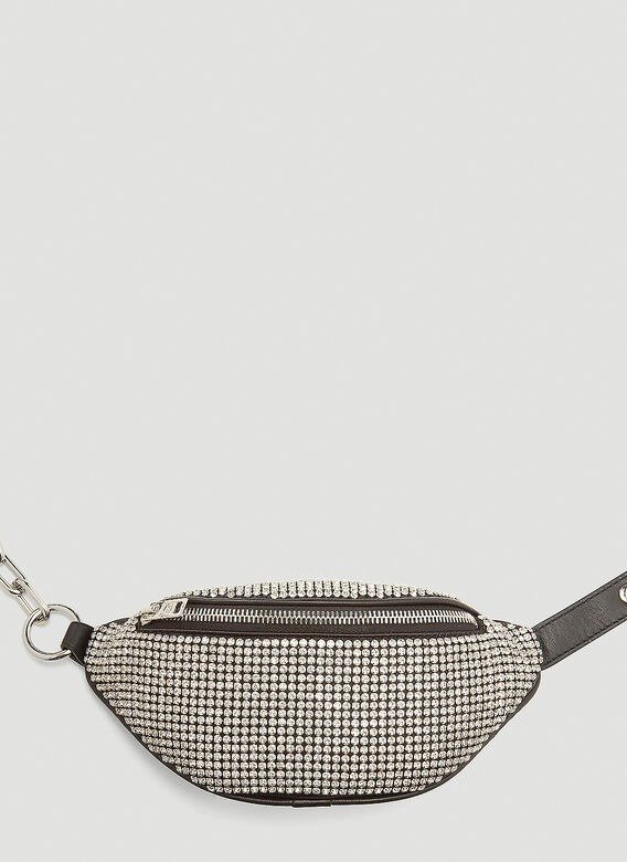 Attica Soft Mini Belt Bag in Silver