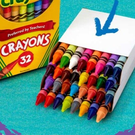 Crayola Experience 2021蜡笔日官网自选32色蜡笔