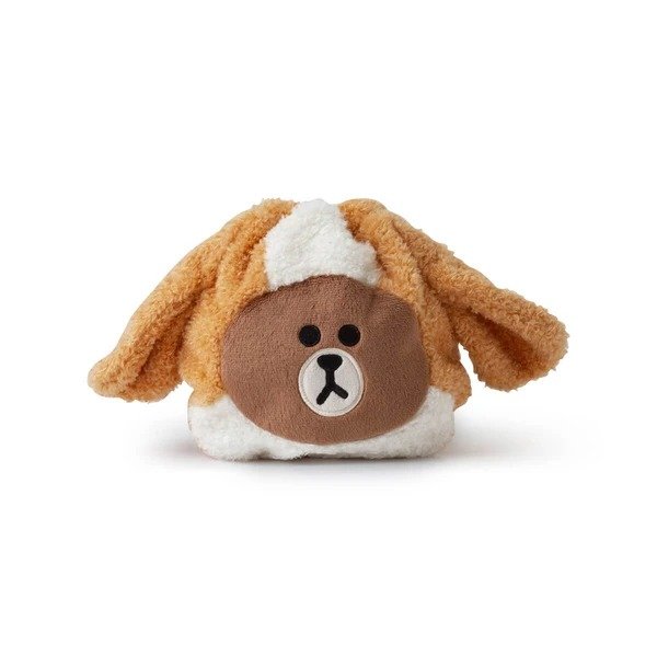 PUPPY BROWN Drawstring Pouch Amber