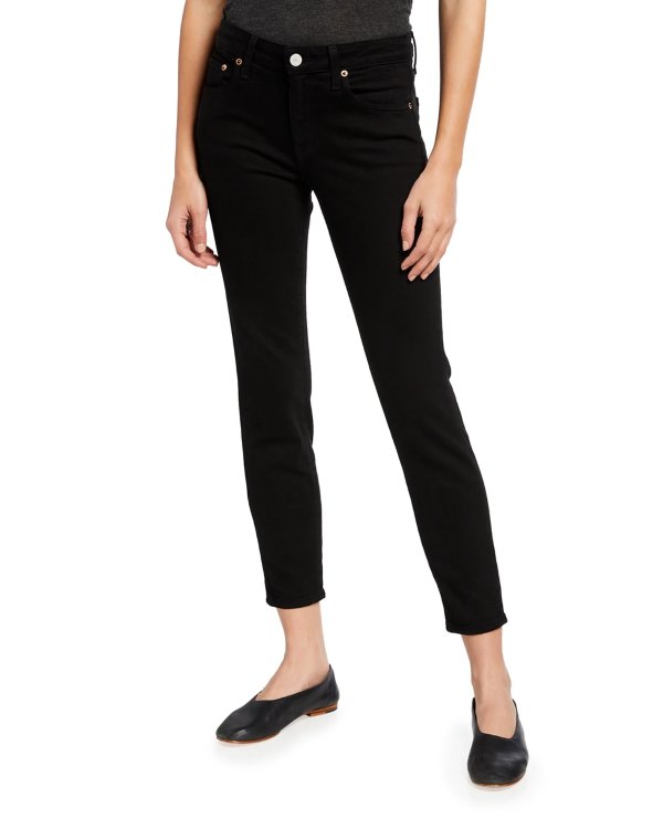 Sophie Low-Rise Slim Cropped Jeans