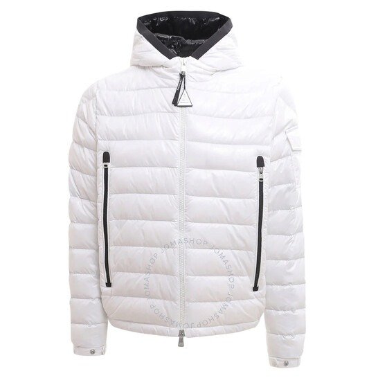 White Galion Hooded Puffer Jacket