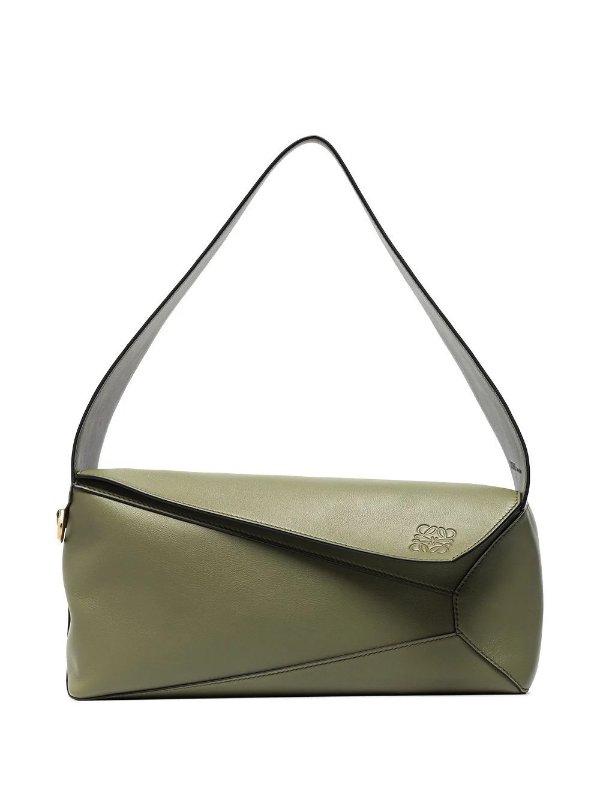 Green Puzzle Leather Hobo Bag | Browns