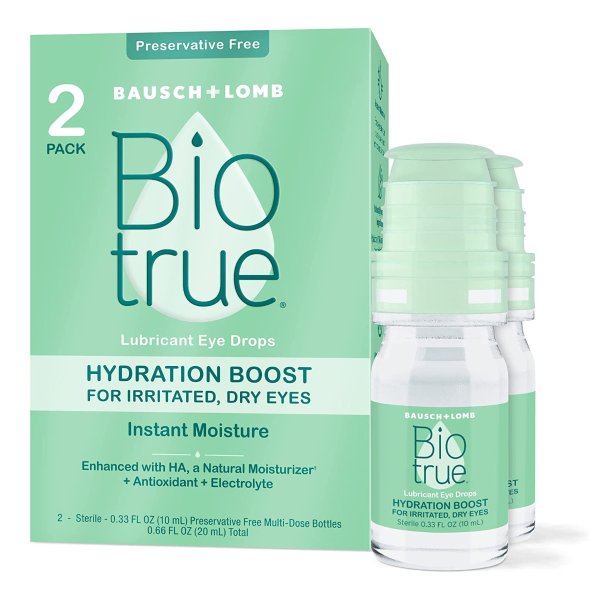 Biotrue® Hydration Boost Eye Drops for Irritated and Dry Eyes 0.33 FL