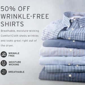 Eddie Bauer Wrinkle-Free Shirts Sale