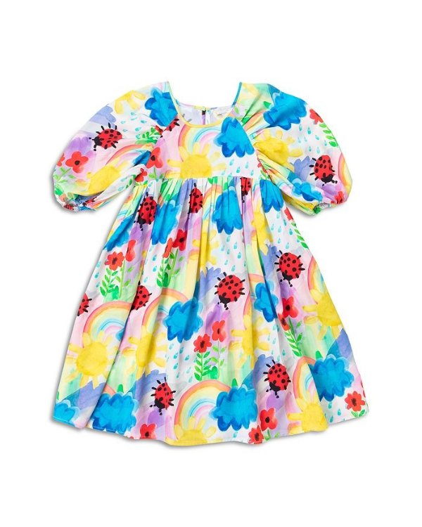 Girls' Watercolor Print Dress - Little Kid