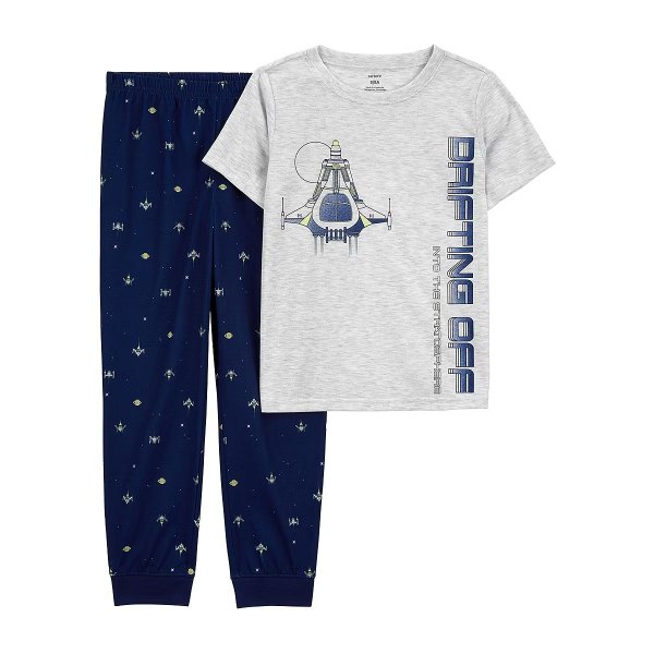 new!Carter's Little & Big Boys 2-pc. Pant Pajama Set