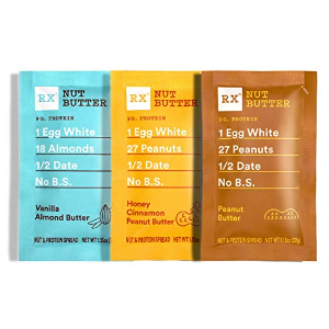 Ending Soon: RXBAR, RX Nut Butter, Variety Pack, Low Carb, Keto Snack, No Added Sugar, Gluten Free,10 Squeezable Packs, 1.13 Ounce (Pack of 10)