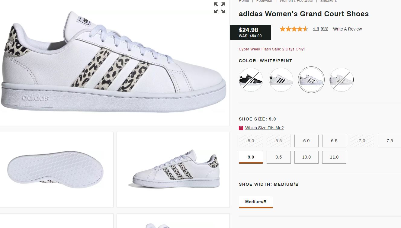 adidas Women's Grand Court Shoes鞋子