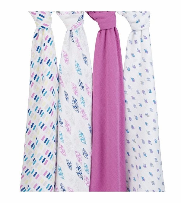 Aden + Anais Classic Swaddle Wrap 4 Pack - Wink