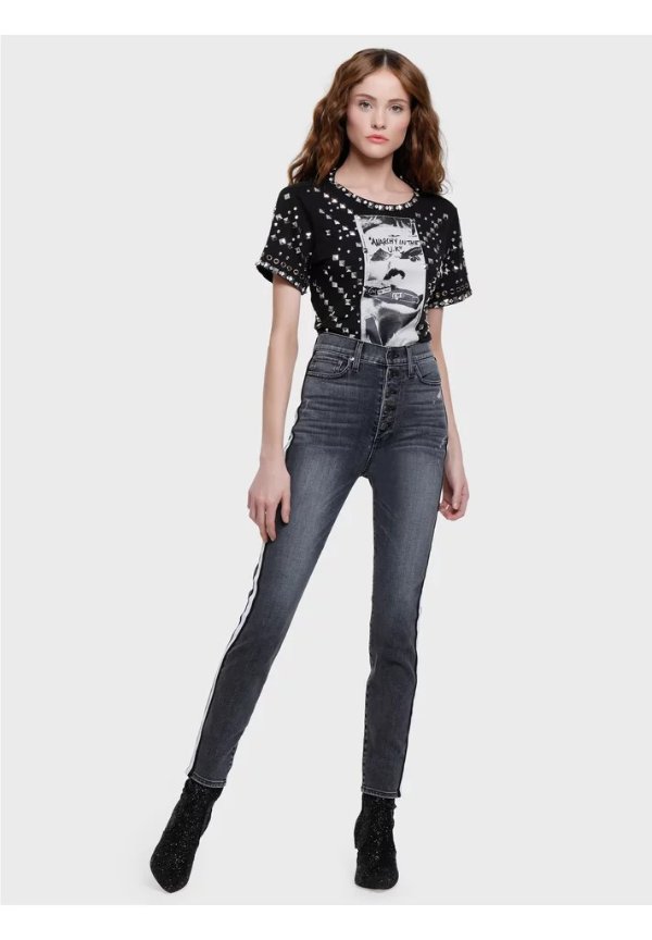 GOOD HIGH RISE BLACK MAGIC SKINNY JEAN  