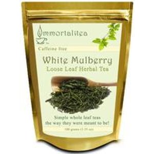 White Mulberry Loose Leaf  Herbal Tea - Weight Loss and Blood Sugar Controller 100 Grams (3.5 Oz)